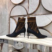 FENDI SHOES HEEL BOOTS 7CM - 4