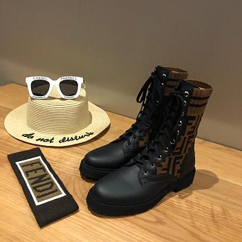 Kitlife Fendi Rockoko FF combat boots Boots