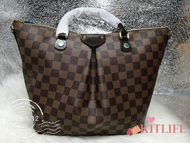 Louis Vuitton Handbag Shoulder Bag Damier Ebene Siena MM M41546 - 1