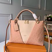 LOUIS VUITTON V TOTE Beige MM M44422 - 1