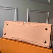 LOUIS VUITTON V TOTE Beige MM M44422 - 3