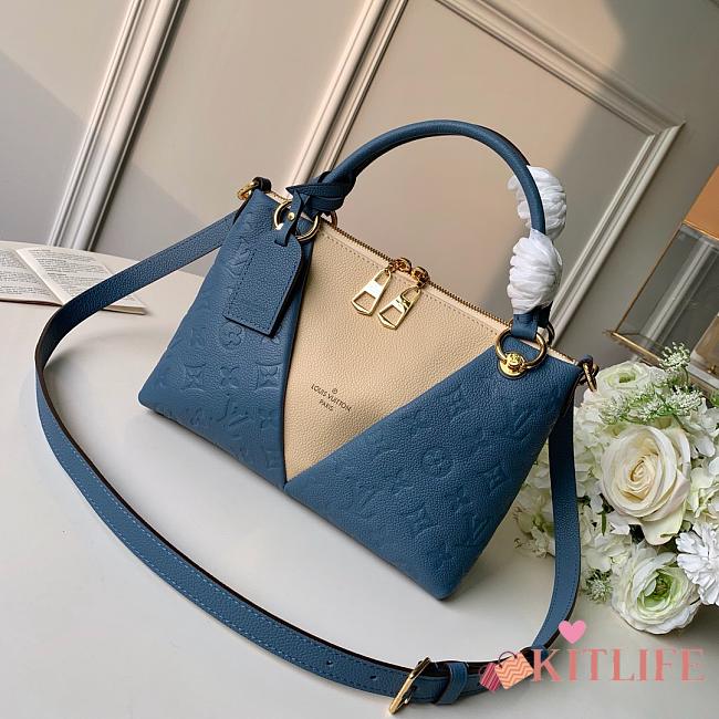 LOUIS VUITTON V TOTE BB Blue M44419 - 1