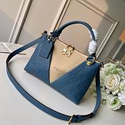 LOUIS VUITTON V TOTE BB Blue M44419 - 1