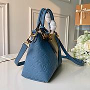 LOUIS VUITTON V TOTE BB Blue M44419 - 3