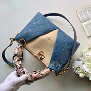 LOUIS VUITTON V TOTE BB Blue M44419 - 5