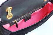 Forubags Gucci GG Marmont Black velvet small bag 25.5x15x7cm - 2