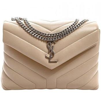 SAINT LAURENT YSL LOULOU SMALL MATELASSÉ BAG 24x17x9CM