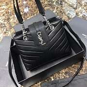 SAINT LAURENT LOULOU SMALL BLACK BAG 27x20x10.5CM - 1