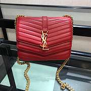 SAINT LAURENT SULPICE SMALL IN MATELASSÉ LAMBSKIN MONOGRAM BAG - 1
