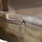 YSL ENVELOPE LARGE BAG IN GRAIN BEIGE LEATHER SILVER HARDWARE 31*22*7.5CM - 6
