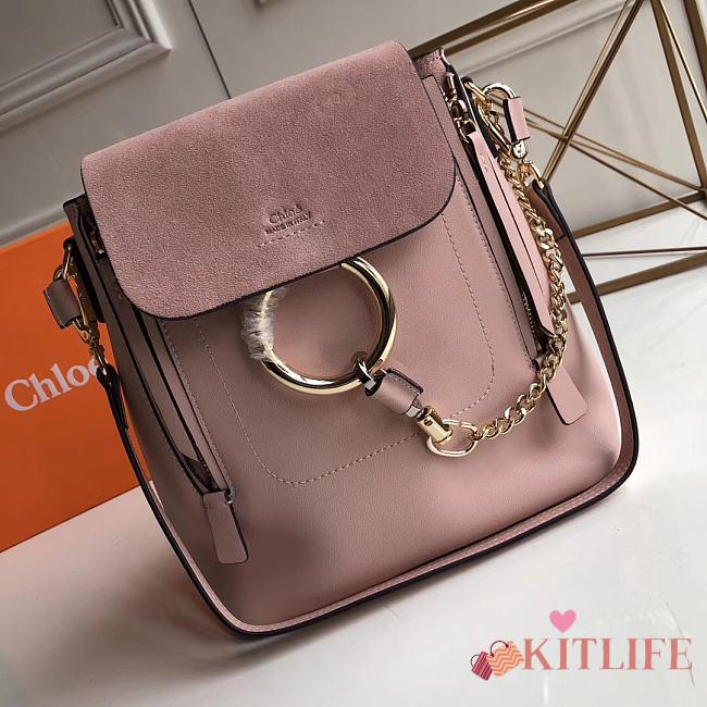 Forubags Chloe Faye Backpack In Pink 22*25*13cm - 1