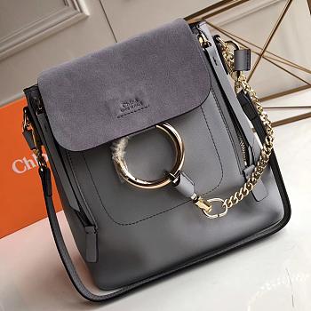 Forubags Chloe Faye Backpack In Gray 22*25*13cm