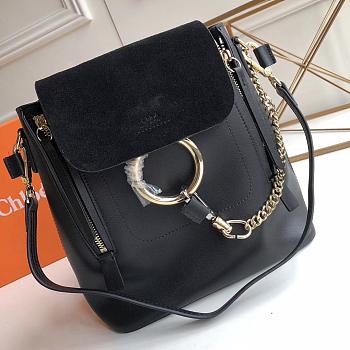 Forubags Chloe Faye Backpack In Black 22*25*13cm