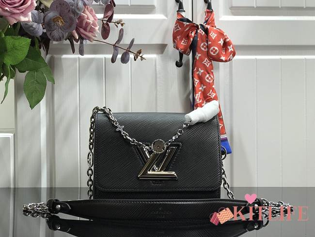 LOUIS VUITTON TWIST PM BLACK 19.0 X 15.0 X 9.0 Cm - 1