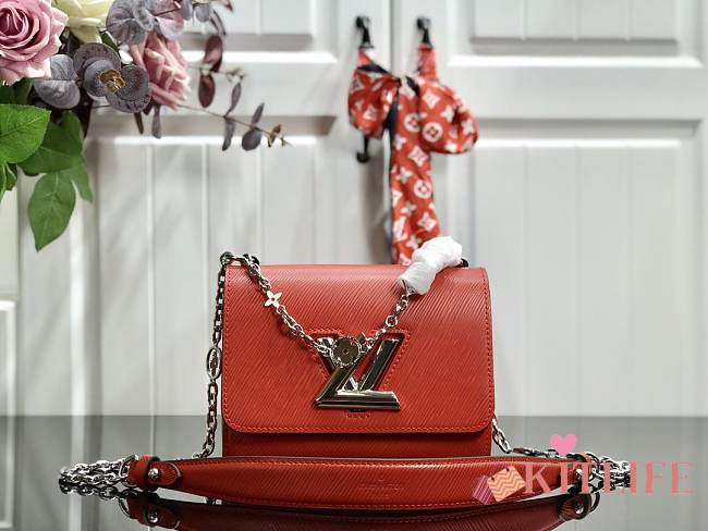 LOUIS VUITTON TWIST PM RED 19.0 X 15.0 X 9.0 Cm - 1