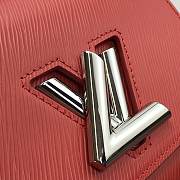 LOUIS VUITTON TWIST PM RED 19.0 X 15.0 X 9.0 Cm - 4
