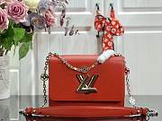  LOUIS VUITTON TWIST MM RED 23.0 X 17.0 X 9.5 Cm - 1