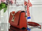  LOUIS VUITTON TWIST MM RED 23.0 X 17.0 X 9.5 Cm - 6