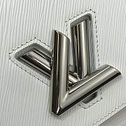 LOUIS VUITTON TWIST MM WHITE 23.0 X 17.0 X 9.5 Cm - 3