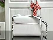 LOUIS VUITTON TWIST MM WHITE 23.0 X 17.0 X 9.5 Cm - 4