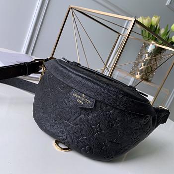 LOUIS VUITTON BLACK BUMBAG 37*14*13CM