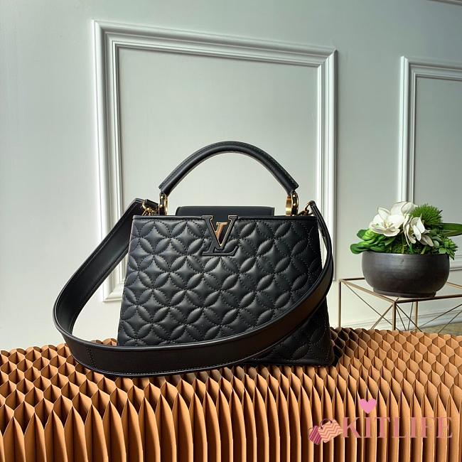 FORUBAGS LOUIS VUITTON CAPUCINES BB BLACK - 1