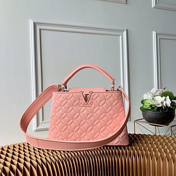 FORUBAGS LOUIS VUITTON CAPUCINES BB PINK