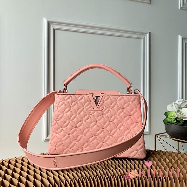 FORUBAGS LOUIS VUITTON CAPUCINES PM PINK - 1