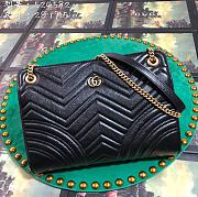 Gucci GG Marmont matelassé medium shoulder bag Style ‎524592 0OLBT 1000 - 1