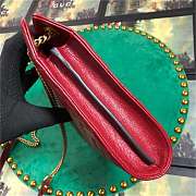 Gucci GG Marmont matelassé medium shoulder bag Style ‎524592 red - 5