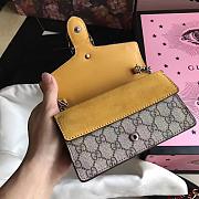 Gucci Dionysus GG Supreme super mini bag Style ‎476432 yellow - 4