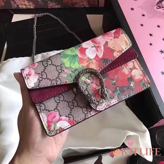 Gucci Dionysus GG Blooms super mini bag Style ‎476432 KU23N 8693 - 1