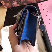 Gucci Dionysus GG Blooms Super Mini Bag Style ‎476432 blue - 6