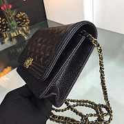 Forubags Chanel Boy Woc Black Caviar Leather In Gold & Silver Hardware - 3