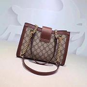 Gucci Padlock small GG shoulder bag Style ‎498156 brown - 4