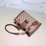 Gucci Padlock small GG shoulder bag Style ‎498156 brown - 5