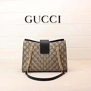 Gucci Padlock small GG bees shoulder bag Style ‎498156 9F26G 8319 - 2