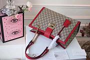  Gucci Padlock Medium GG Shoulder Bag Style ‎479197 Red - 4