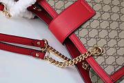  Gucci Padlock Medium GG Shoulder Bag Style ‎479197 Red - 3