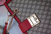  Gucci Padlock Medium GG Shoulder Bag Style ‎479197 Red - 6