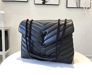 FORUBAGS YSL MONOGRAM LOULOU GUN BLACK HARDWARE 32cm x 22cm x 11cm - 1