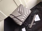 FORUBAGS YSL LOULOU GREY 24cm x 17cm x 9cm - 1
