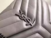 FORUBAGS YSL LOULOU GREY 24cm x 17cm x 9cm - 5
