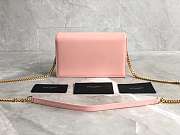 YSL KATE WITH GOLD TASSEL IN PINK 20x12.5x4cm - 5
