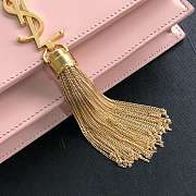 YSL KATE WITH GOLD TASSEL IN PINK 20x12.5x4cm - 6