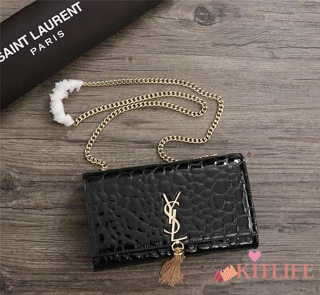 YSL SAINT LAURENT MEDIUM KATE WITH TASSEL 24-15-5cm - 1