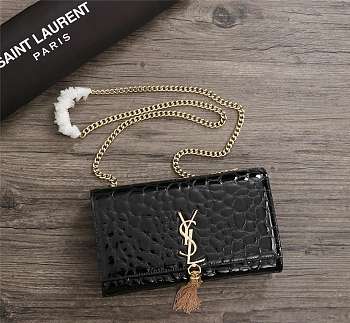 YSL SAINT LAURENT MEDIUM KATE WITH TASSEL 24-15-5cm