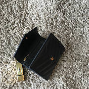 YSL Black Caviar Wallet with Gold hardware - 5