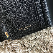 YSL Black Caviar Wallet with Gold hardware - 2