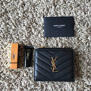 Forubags YSL Black Caviar Wallet with Gold/Silver hardware - 5